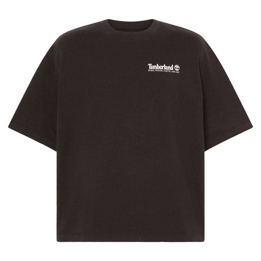 Timberland Mens Mountain Scene T-Shirt / Black